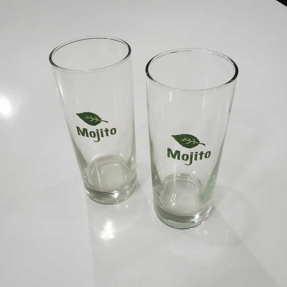 Libbey Mojito Mid-Century Modern Set Of 2 Hihhball Glasses